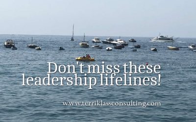 Five Critical Lifelines For Leaders